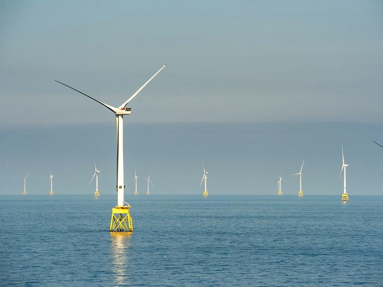 Wind turbines in the sea