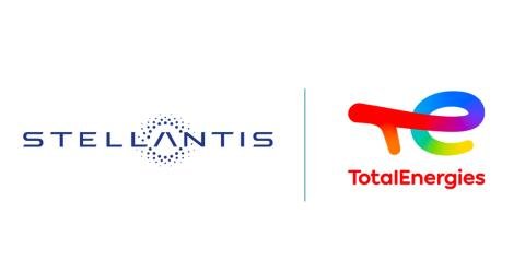 Stellantis logo and TotalEnergies logo.
